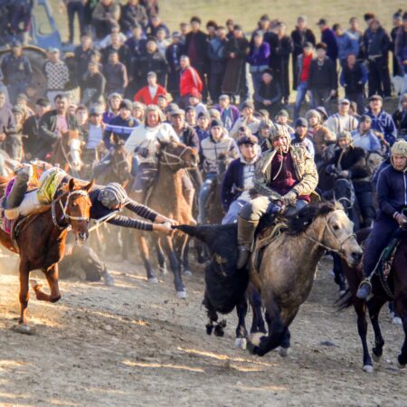 Улак-купкари: национальная конная игра Узбекистана